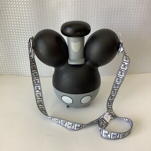 Disney Parks Steamboat Willie Mickey Mouse Popcorn Bucket w/ Strap